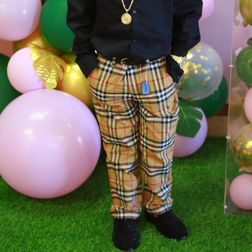 Burberry Boys Vintage Check Cotton Trousers